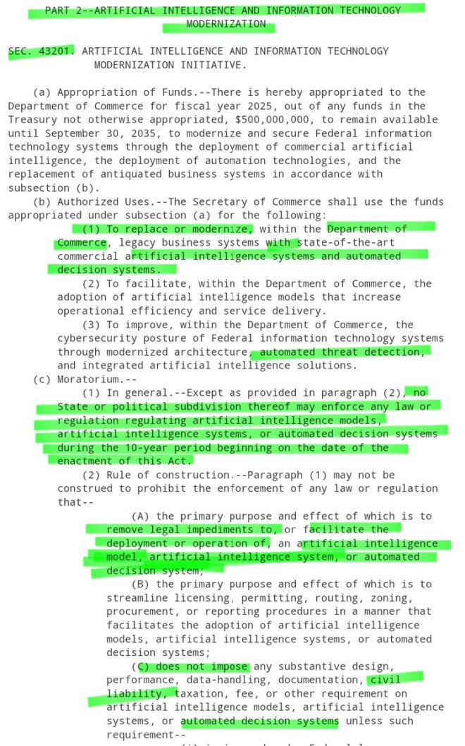 Trump's "Big Beautiful Bill": AI Ban Sparks Outrage! — Artificial Intelligence Regulation, Federal Government AI Control, AI Legislation 2025