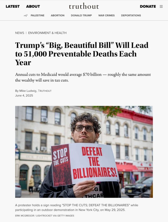 Trump's Bill: 51,000 Deaths Annually? — Trump health care crisis, Republican legislation impact, stop health care cuts