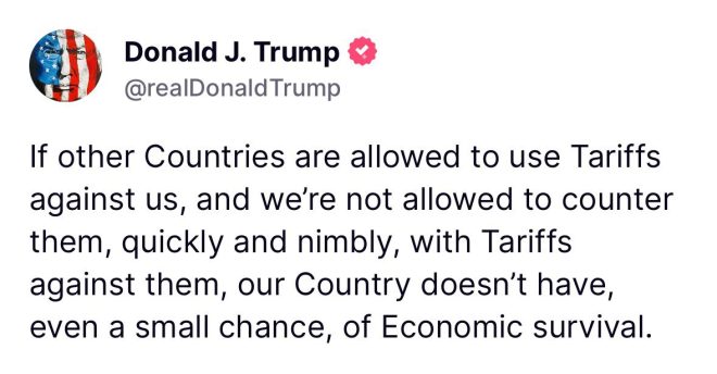 Trump's Bold Claim: Tariffs or Economic Survival at Stake? —  Trump tariffs impact, economic survival strategies, global trade policies 2025