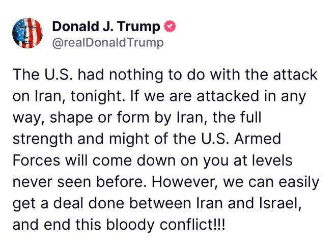 Trump's Bold Claim: U.S. Innocent, But Ready for War! — Iran conflict news, Trump Iran warning 2025, U.S. military response Iran