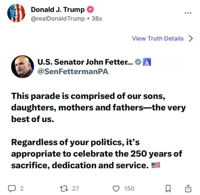 Trump's Bold Move: Fetterman's Army Parade Comments Ignite Fury! — Trump Fetterman Army Parade controversy, Historic 250th Army Parade reactions, Democrat Senator Fetterman Trump clash