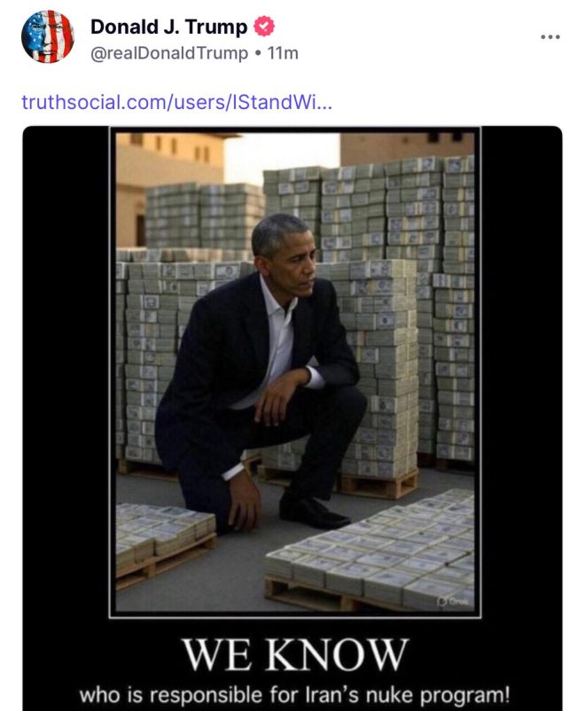 "Trump's Explosive Truth Post: Blaming Obama for Everything - Controversial Revelation Unleashed!" — President Trump accuses Obama, Shocking truth revealed, Blame game intensifies