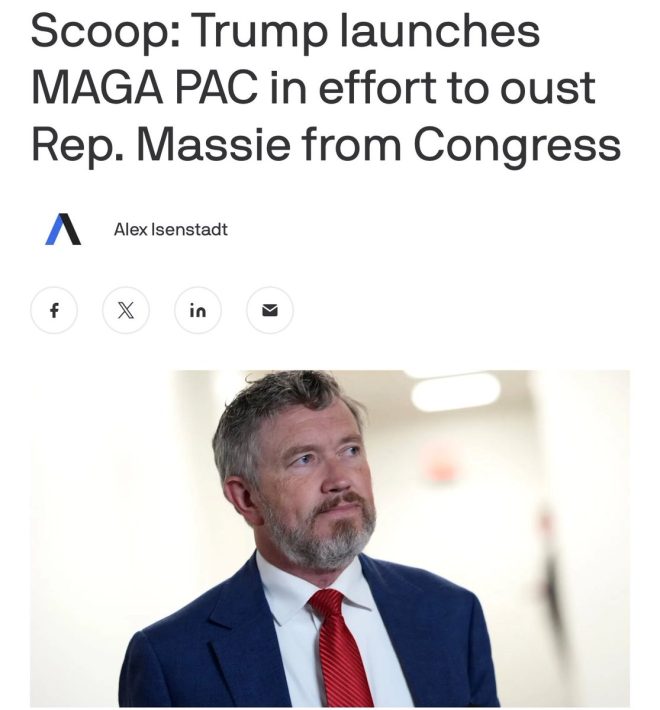Trump's "KENTUCKY MAGA" PAC Targets Massie! — Trump PAC Kentucky, challenge Thomas Massie 2025