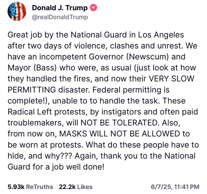 "Trump's National Guard No-Show Raises Questions: What's Really Going On?" — Donald Trump, National Guard, deployment
president, military, social media
current events, government, security