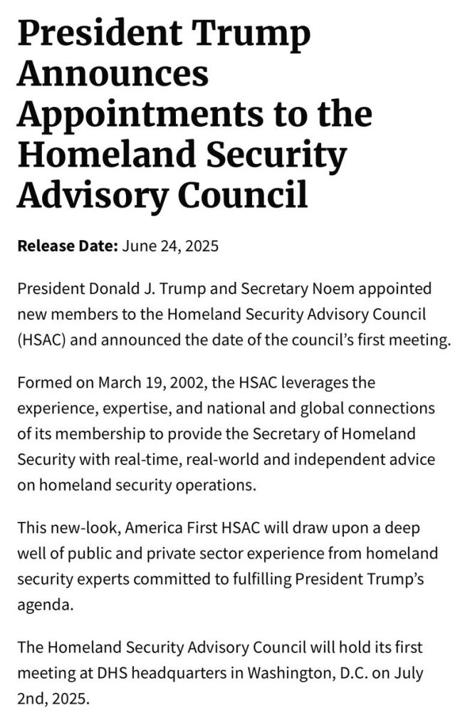 Trump's Security Council: Levin's Controversial Agenda Unveiled! — Homeland Security Council Meeting, Trump Administration Updates, National Security Experts 2025