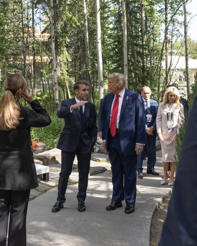Trump's Shocking Claim: Macron's G7 Exit a Total Lie! — Trump Macron feud, G7 Canada controversy, political tensions 2025