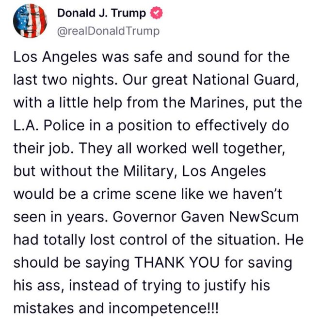 Trump's Shocking Claim: Newsom Owes Him Gratitude! — Trump Newsom feud, National Guard Los Angeles, Trump quotes 2025