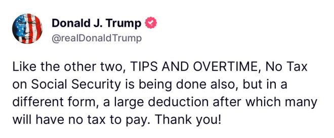 Trump's Shocking Claim: No Social Security Tax Hike Coming?
But What About This "Large Deduction" He Mentions? — Trump Social Security tax news, Social Security tax changes 2025, tax deductions for retirees