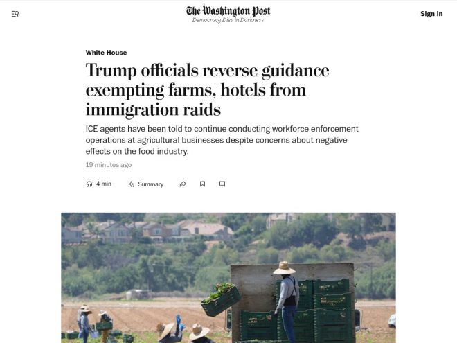 Trump's Shocking Immigration Policy Shift: Farms & Hotels Exposed! — immigration policy changes, agriculture business regulations, hotel industry enforcement