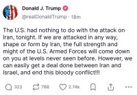Trump's Shocking Iran Warning: Is Israel the Real Instigator? —  Trump Iran tensions 2025, Middle East conflict escalation, Israel Iran relations news