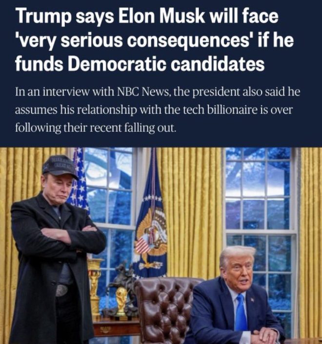 Trump's Threat: Musk's Political Donations Could Cost Him — Trump Musk consequences, political donations threats, authoritarianism in politics