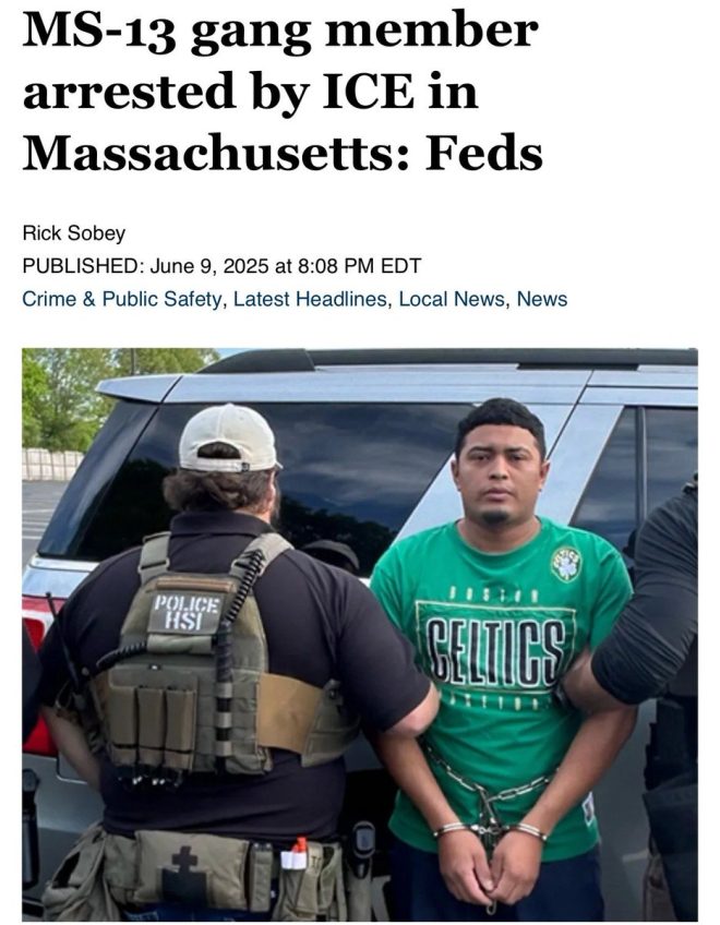 Trump's Tough Tactics: MS-13 Arrest Sparks Debate! — Gang violence crackdown, Immigration enforcement collaboration, Massachusetts crime enforcement 2025