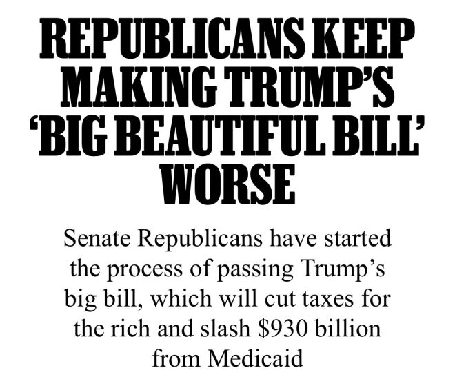 Trump’s ‘Big Beautiful Bill’ Slashes Medicaid for Billionaires! — Medicaid cuts 2025, Trump tax breaks billionaires, Senate Republicans health care changes