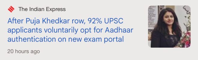 UPSC's Shocking Aadhaar Move: 92% Students Say Yes! — urgent updates, latest developments, important announcements