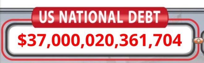 "US Debt Clock Hits $37 Trillion: What's Next for America's Financial Future?" — National debt crisis, Economic instability, Fiscal responsibility
