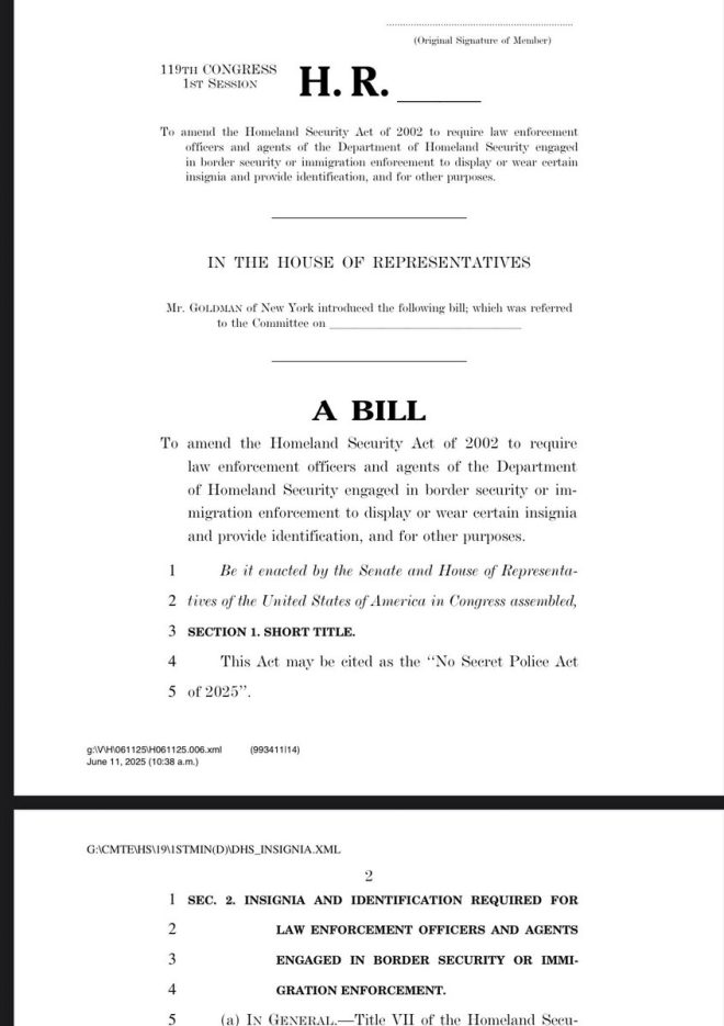 US House Bill Sparks Outrage: Agents Can't Wear Masks! — federal immigration policy changes, immigration enforcement transparency, mask mandate legislation 2025