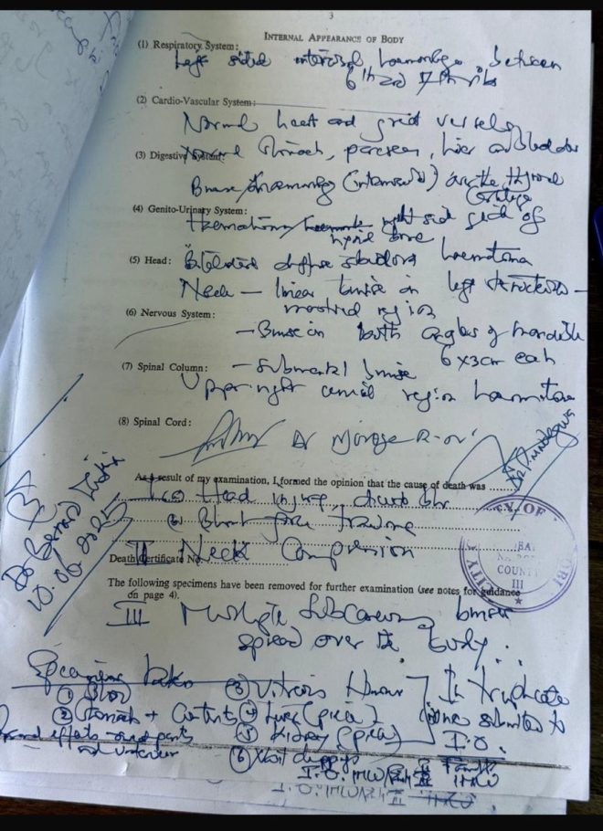 Uncovering the Truth: Albert's Post Mortem Reveals Shocking Details - Blunt Trauma, Neck Compressions, and Bruises - Was He Murdered? #JusticeForAlbertOjwang — Justice for Albert Ojwang, Traumatic head injury investigation, Murder investigation update