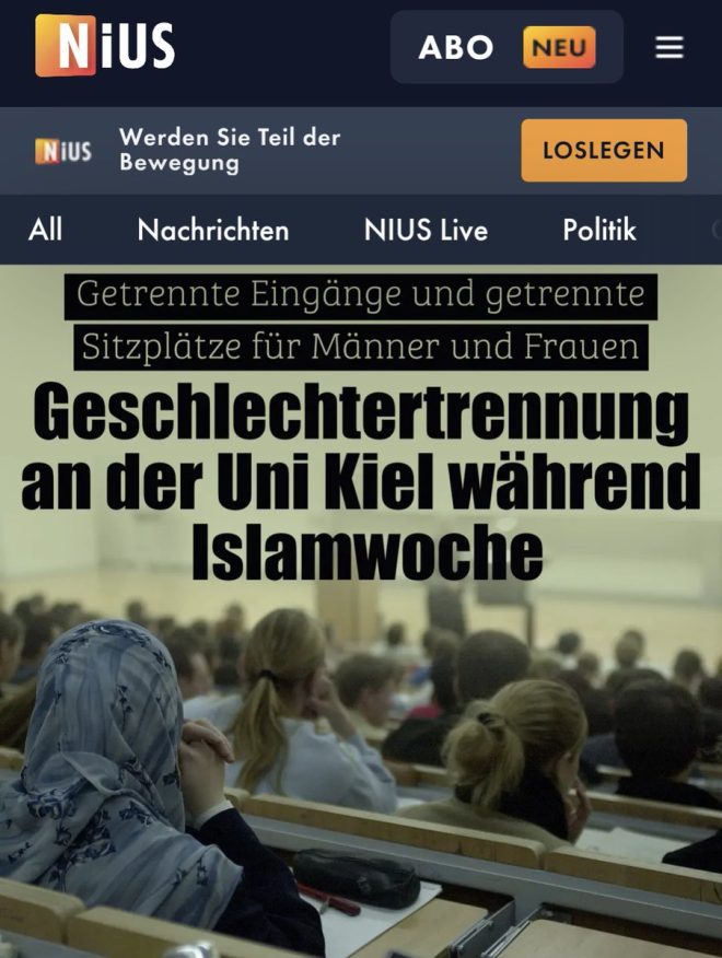 Uni Kiel's Gender Segregation Sparks Outrage: What's Next? — Geschlechtertrennung Universität Kiel, Islamwoche 2025, gesellschaftliche Skandale Deutschland