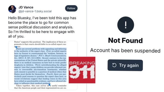 VP @JDVance Banned from Bluesky Within Minutes! — Vice President social media ban, JD Vance Bluesky controversy