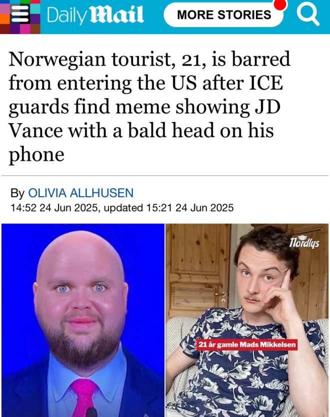 "VP bans tourist for meme: Is this the start of authoritarian rule?" — Banning foreign visitors, Political censorship, VP parody crackdown