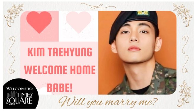 V’s Military Return: NYC Billboard Sparks Global Frenzy! —  V Military Release Celebration, Taehyung Billboard Event NYC, BTS V Times Square Promotion