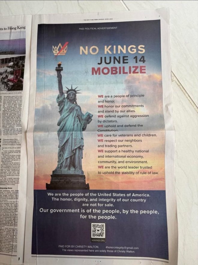 Walmart Heiress Christy Walton Funds Anti-Trump Protest on His Birthday - Full Page Ads in NYT! — Walmart heiress, political activism, nationwide protest
Billionaire funding, anti-Trump demonstration, Indivisible event
Trump's birthday, full page ads, Christy Walton