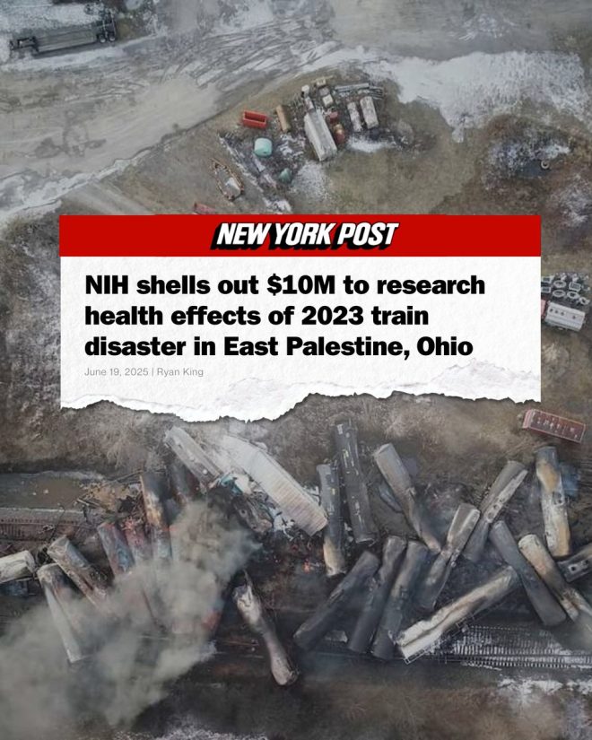 Will East Palestine’s Health Pay the Price for a Train Wreck? — East Palestine health study, train derailment health impact 2025, long-term health effects research