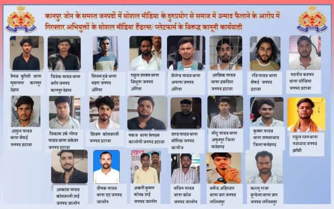 Yogi Adityanath's Police Crackdown: 25 Arrested for Online Hate! — Yogi Adityanath crackdown, Kanpur social media arrests, UP Police hate speech action