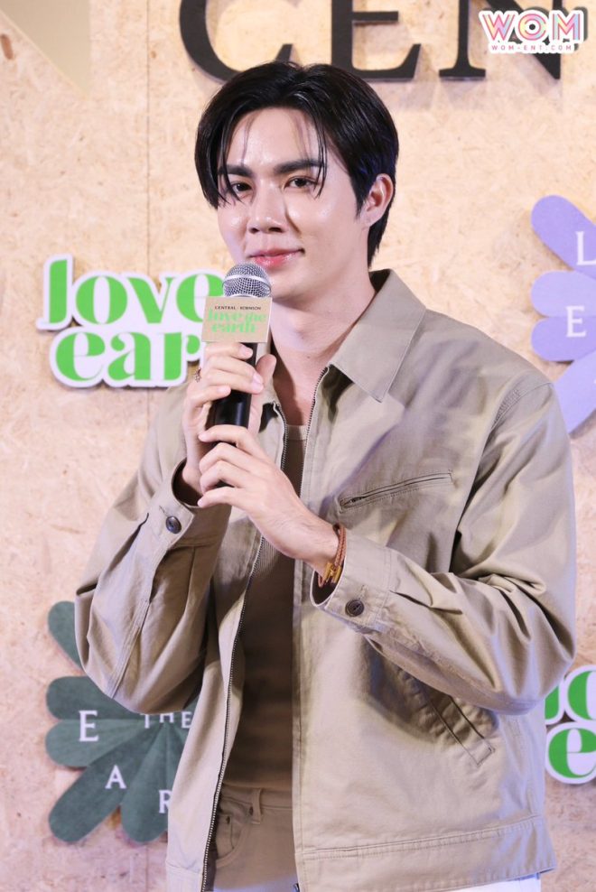 ZEE PHRUK Shocks Fans at Central's Sustainability Event! — Zee Pruk sustainability event, Central Robinson eco-friendly collaboration, Love the Earth 2025 campaign