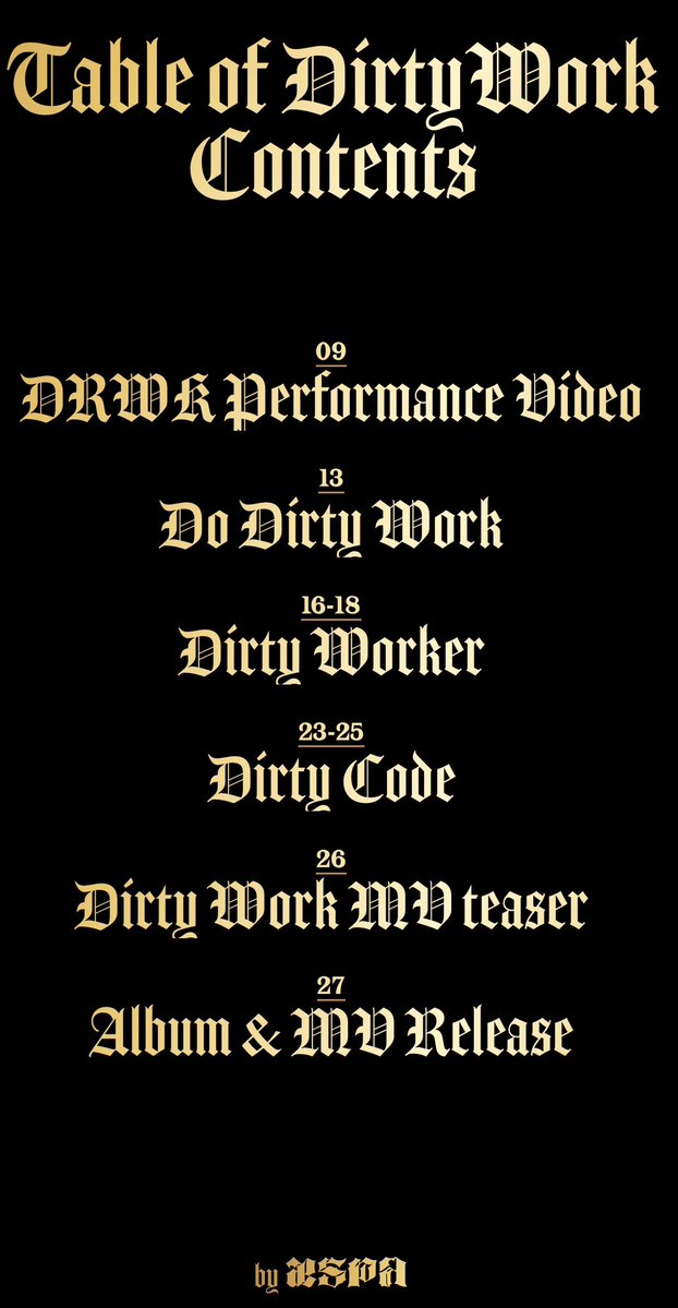 aespa's 'Dirty Work' Schedule Sparks Outrage and Excitement! — aespa 에스파 Upcoming Releases, aespa 에스파 Concept Photo 2025, aespa 에스파 New Album Details