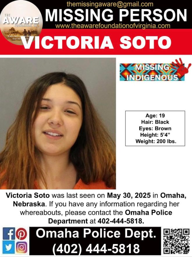 "Omaha's Mystery: Where is Victoria Soto? The Search Deepens!"
TheAWAREFoundationInc
Missing
MissinginNE
MissinginNebraska
NebraskaMissing — Unsolved Cases, Missing Persons Report, Community Awareness Campaign