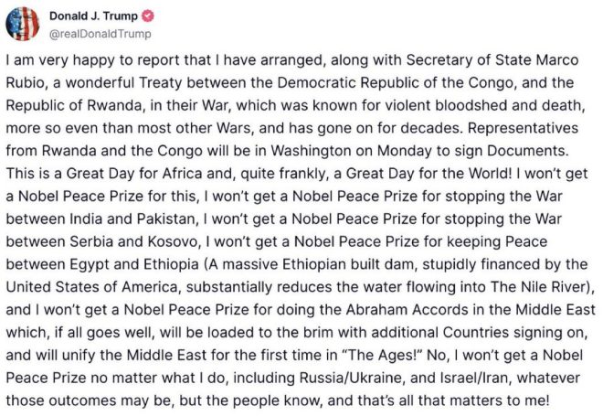 still call him a warmonger. —  Trump peace deal, historic diplomatic achievement, international conflict resolution