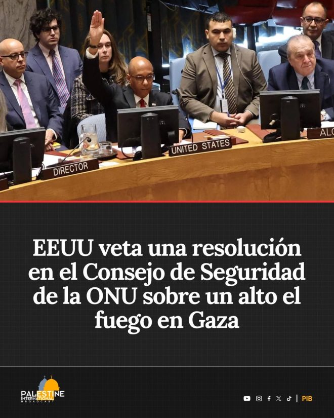 ¿EE.UU. en complicidad con el genocidio en Gaza? — alto el fuego Gaza 2025, veto EE.UU. crisis humanitaria, complicidad genocidio internacional