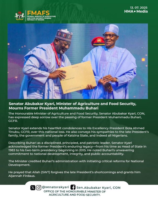 Death of Former President Muhammadu Buhari: A Nation Mourns
