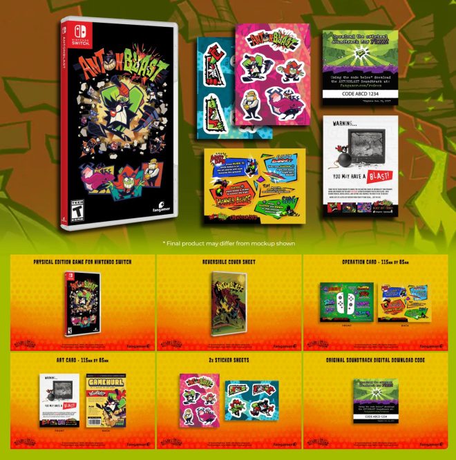 ANTONBLAST Preorder Sparks Debate: Is Digital Dead? — Nintendo Switch preorder, ANTONBLAST physical copy, Fangamer limited edition