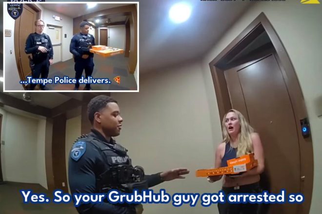 Arizona Officers Deliver Pizza Post-Arrest: A Shocking Twist! — Arizona police deliver pizza surprise, Grubhub driver arrest news, unexpected pizza delivery Arizona