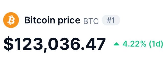 BREAKING: Bitcoin Soars Past $123K—End of Traditional Finance? — Bitcoin price surge 2025, Cryptocurrency market milestone, Historic BTC value achievement