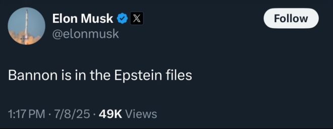 BREAKING π¨: Elon Musk Drops Bombshell About Steve Bannon's Connections to Epstein List! π€―π₯ β Elon Musk, Steve Bannon, Epstein list discovery
Tech mogul reveals shocking connections
Explosive revelations in high-profile scandal