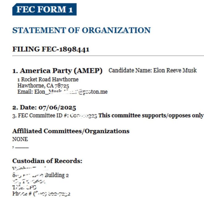 "π¨ BREAKING: Elon Musk files to start new political party, the AMERICA PARTY β What does this mean for the future?" β Elon Musk political party, USA political movement, New political party launch