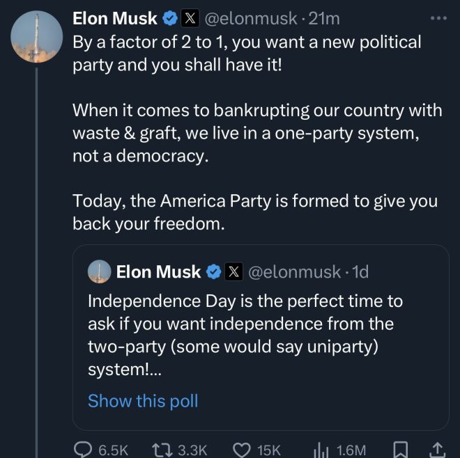 BREAKING: Elon Musk's Radical Move to Launch America Party! — Elon Musk political party news, America Party 2025, new political movements 2025