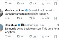 BREAKING: Musk alleges Bannon headed to prison for extended sentence! —  Elon Musk accuses Bannon, Prison sentence, Legal trouble ahead
