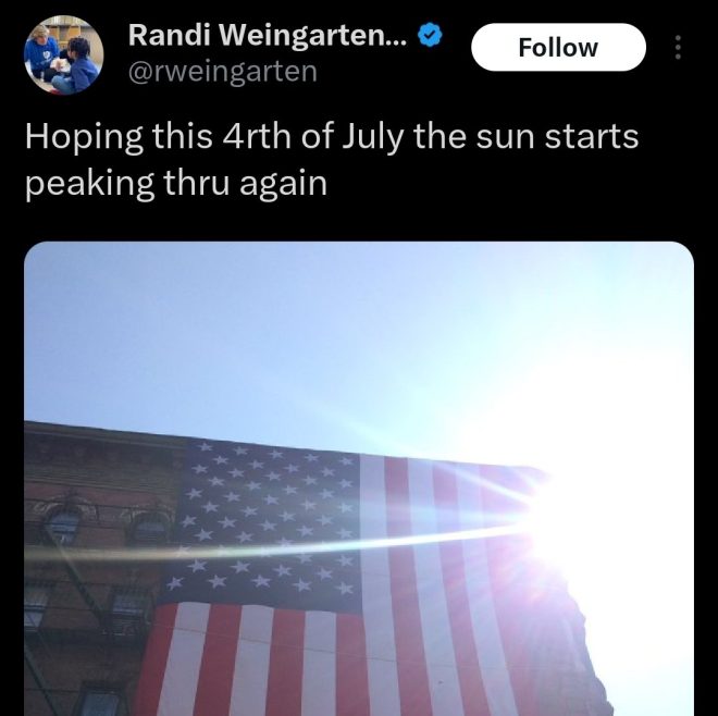 BREAKING: Randi Weingarten Deletes Post—What Did She Hide? — Randi Weingarten news, social media controversies, education reform updates