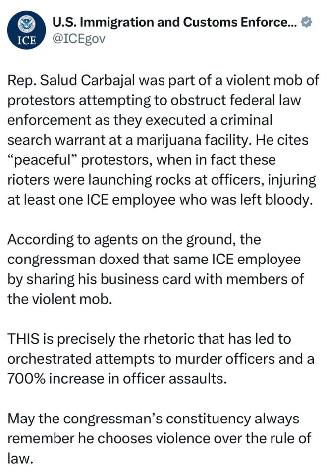 BREAKING: Rep. Carbajal Accused of Doxing ICE Agent! — ICE agent doxxing scandal, California weed farm riot news, Salud Carbajal investigation 2025