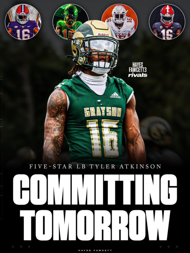 BREAKING: Top Recruit Tyler Atkinson to Reveal College Choice LIVE on Pat McAfee Show - Controversy and Excitement Ahead! — Five-star linebacker commitment announcement, Top linebacker recruit decision, College football recruiting update