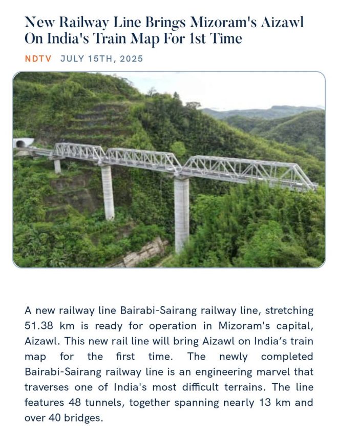 Breaking: Aizawl's Train Link Sparks Debate Over Land Use! — Aizawl Railway Connectivity, Mizoram Train Network 2025, Northeast India Rail Expansion