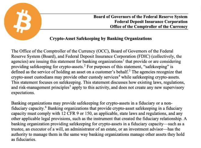 Breaking: Banks Can Now Custody Bitcoin—Game Changer? — Bitcoin custody regulations, US banks cryptocurrency guidelines, Federal Reserve crypto policy 2025