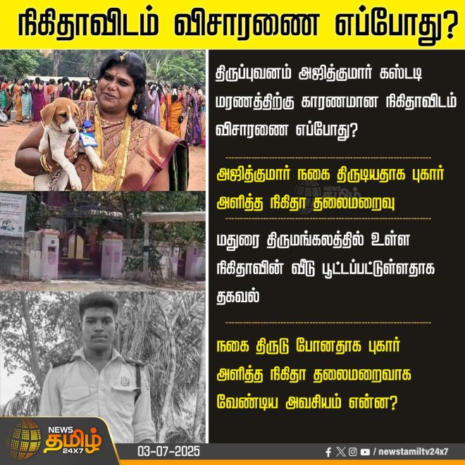 Breaking: Nikitha's Inquiry Sparks Major Controversy! —  செய்திகள், விசாரணை செய்திகள், தமிழ் திரையுலகு
