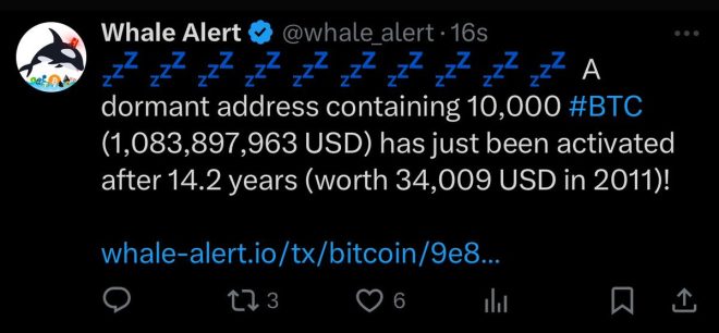 CRYPTO EXPERTS BAFFLED AS 10,000 #BTC WORTH OVER $1 BILLION SUDDENLY MOVED - 5TH TIME TODAY! π¨π₯ β Bitcoin price surge, Crypto market news, Digital currency update