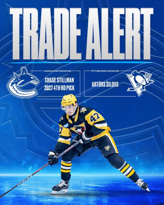 Canucks Shock Fans: Trading Star Goalie for Mystery Forward! — Canucks trade news, NHL Entry Draft 2025, Pittsburgh Penguins player acquisition