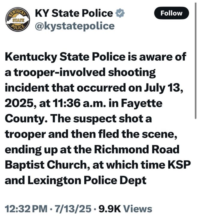 Chaos Erupts: Trooper Shooting Leaves Church in Shock! — trooper-involved shooting news, Lexington Kentucky church shooting, multiple victims gunfire incident